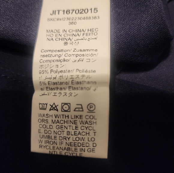 SHEIN Clasi Plus Keyhole Neckline Contrast Mesh Puff Sleeve Dress NWOT - Picture 11 of 11